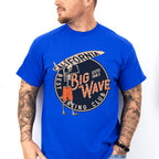 California Big Wave Skeleton Design - Surfing Unisex Crewneck T-Shirt Sweatshirt Hoodie