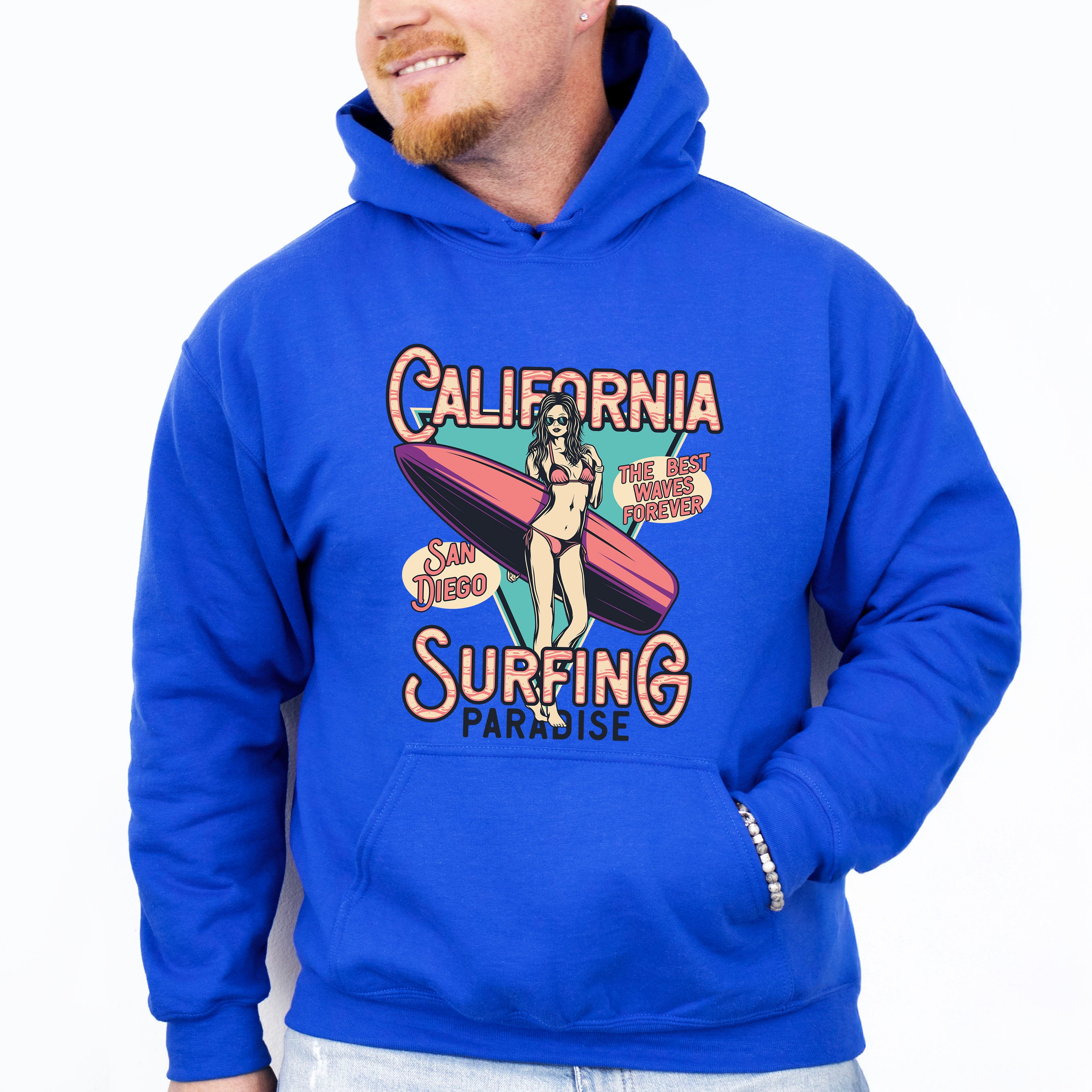 San Diego The Best Waves Forever - Surfing Unisex Crewneck T-Shirt Sweatshirt Hoodie