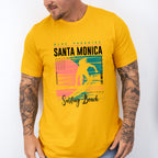 Blue Paradise Santa Monica Surfing Beach - Surfing Unisex Crewneck T-Shirt Sweatshirt Hoodie