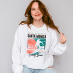 Blue Paradise Santa Monica Surfing Beach - Surfing Unisex Crewneck T-Shirt Sweatshirt Hoodie