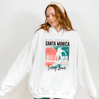 Blue Paradise Santa Monica Surfing Beach - Surfing Unisex Crewneck T-Shirt Sweatshirt Hoodie