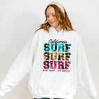 California Surf Surf Surf West Coast - Surfing Unisex Crewneck T-Shirt Sweatshirt Hoodie