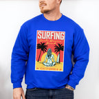 Surfing Santa Monica Beach - Surfing Unisex Crewneck T-Shirt Sweatshirt Hoodie