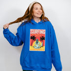 Surfing Santa Monica Beach - Surfing Unisex Crewneck T-Shirt Sweatshirt Hoodie