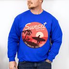 Sunset Venice Beach - Surfing Unisex Crewneck T-Shirt Sweatshirt Hoodie