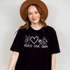 Peace Love Swim - Swimming Unisex Crewneck T-Shirt Sweatshirt Hoodie