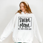 Swim Mom All Day Every Day - Swimming Unisex Crewneck T-Shirt Sweatshirt Hoodie