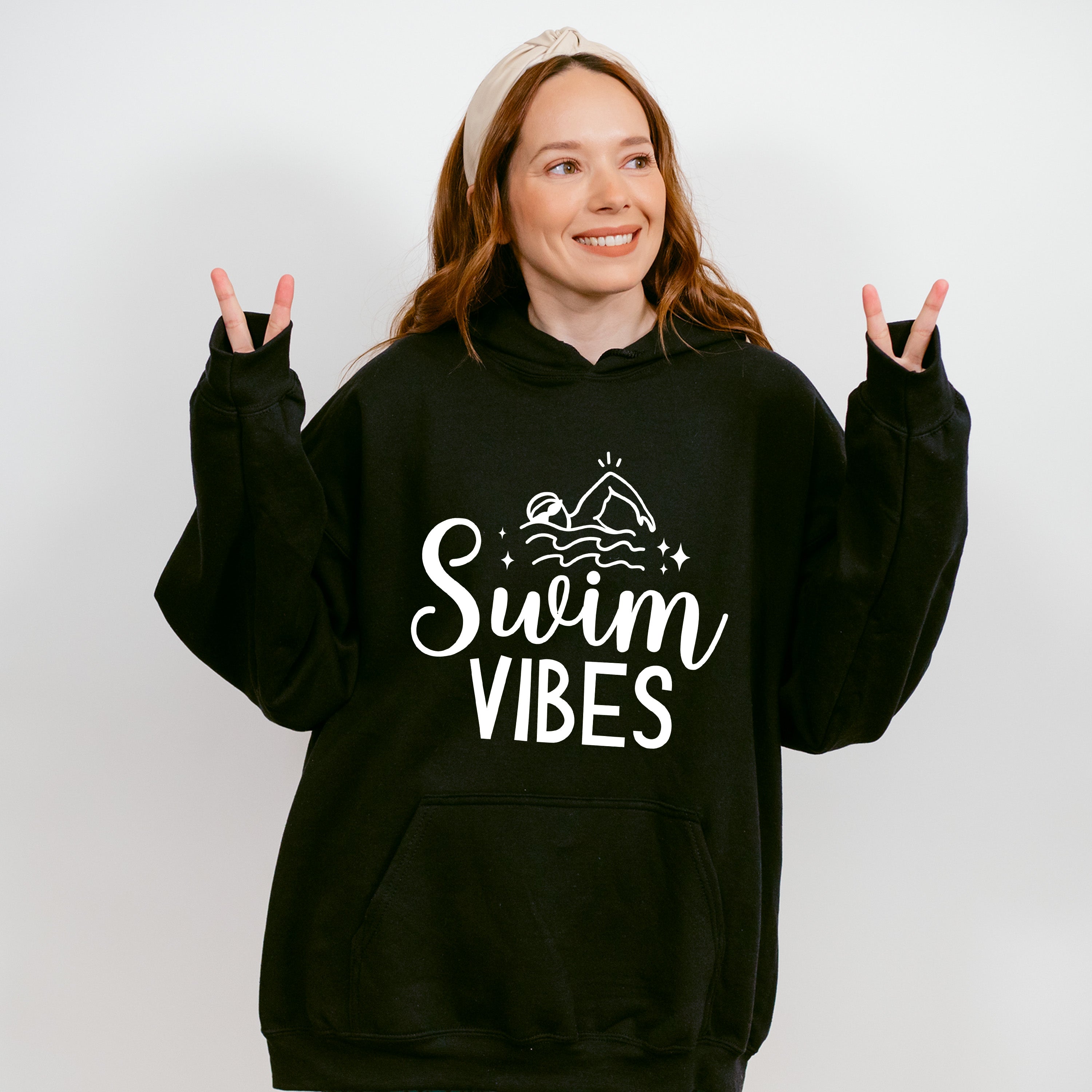 Swim Vibes - Swimming Unisex Crewneck T-Shirt Sweatshirt Hoodie