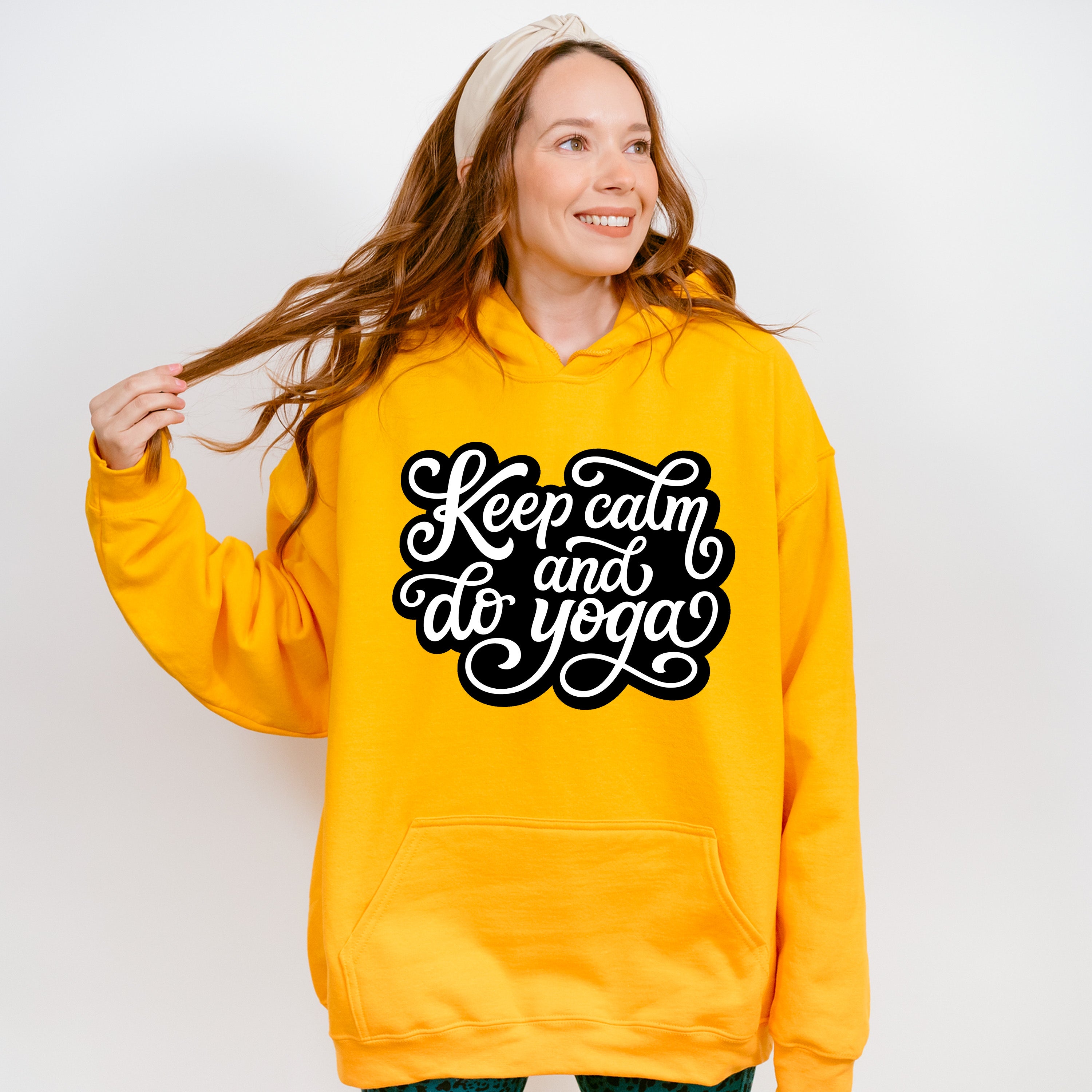 Keep Calm And Do Yoga - Yoga Unisex Crewneck T-Shirt Sweatshirt Hoodie