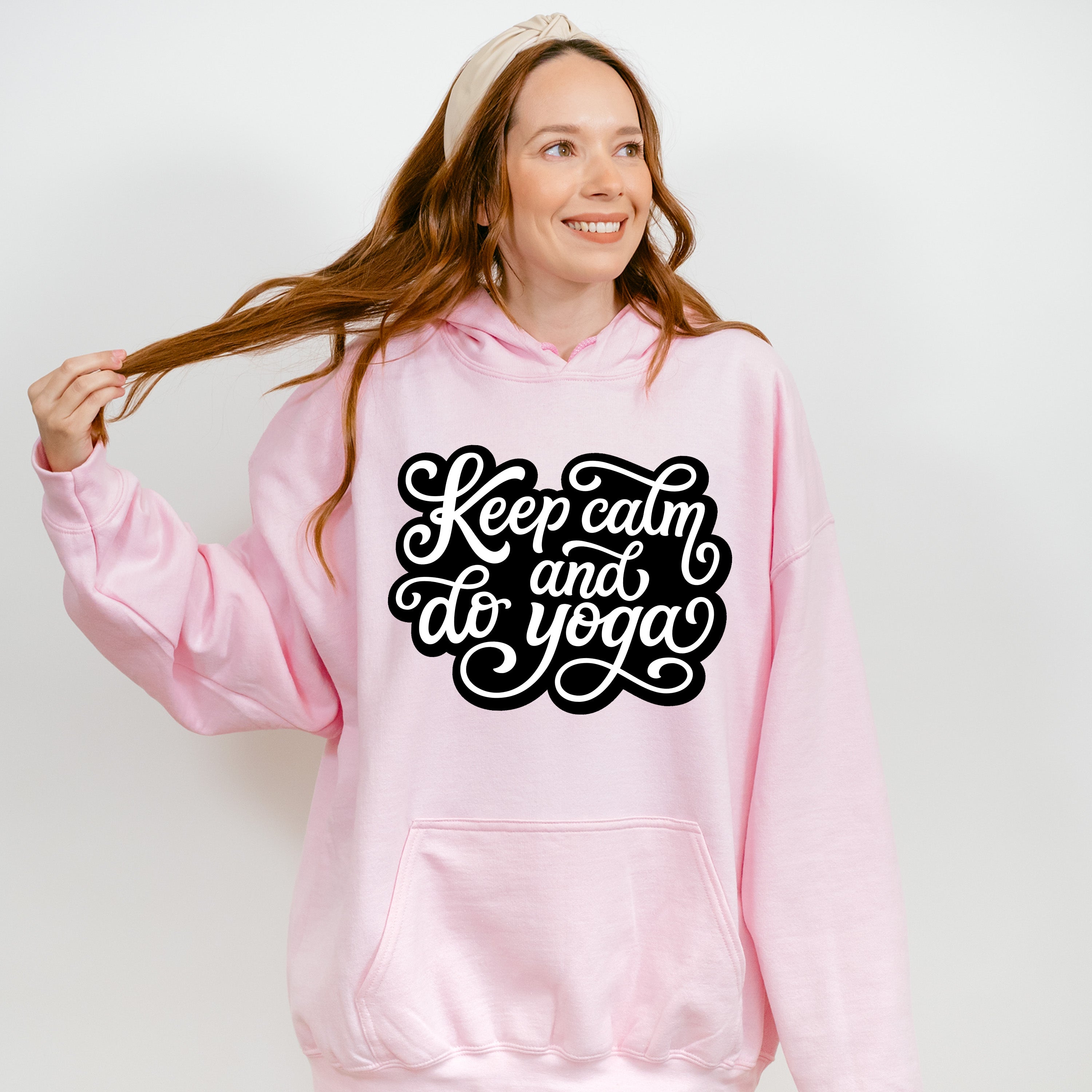 Keep Calm And Do Yoga - Yoga Unisex Crewneck T-Shirt Sweatshirt Hoodie