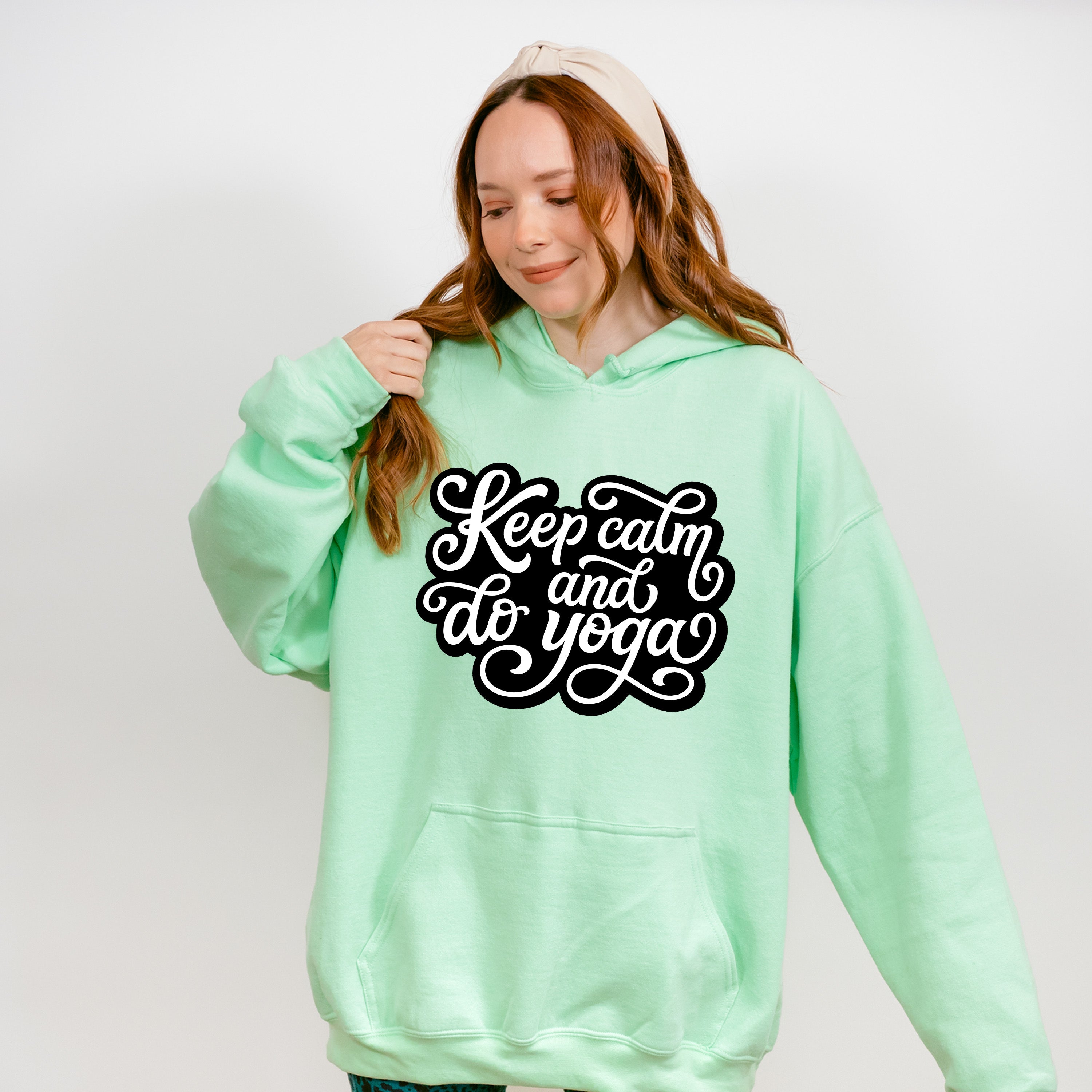 Keep Calm And Do Yoga - Yoga Unisex Crewneck T-Shirt Sweatshirt Hoodie