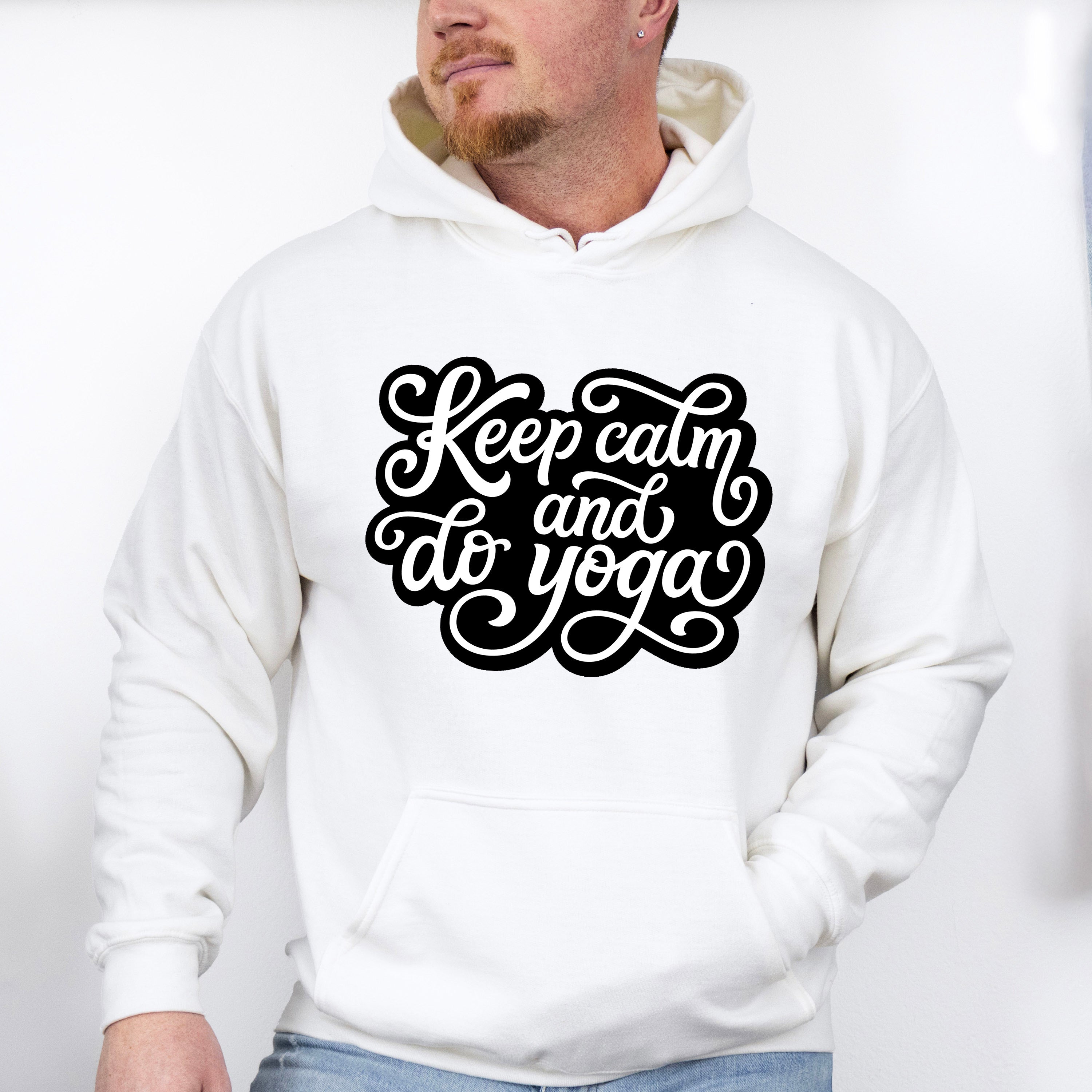 Keep Calm And Do Yoga - Yoga Unisex Crewneck T-Shirt Sweatshirt Hoodie