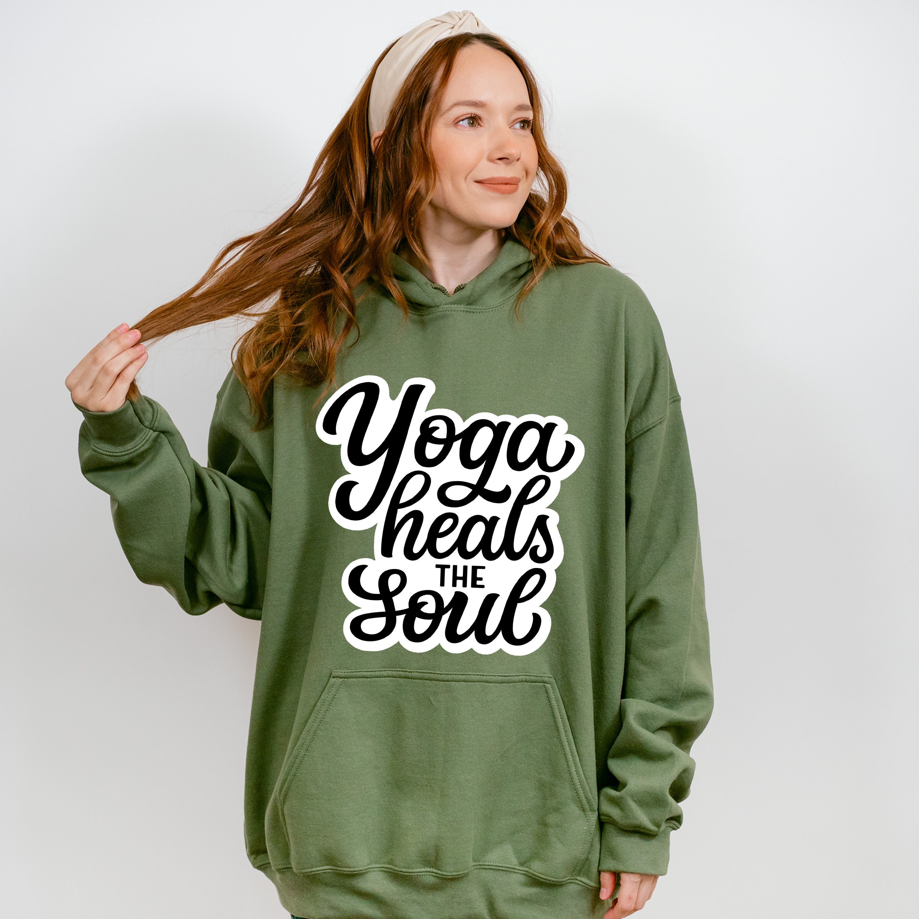 Yoga Heals The Souls - Yoga Unisex Crewneck T-Shirt Sweatshirt Hoodie