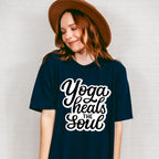 Yoga Heals The Souls - Yoga Unisex Crewneck T-Shirt Sweatshirt Hoodie
