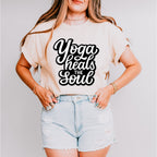 Yoga Heals The Souls - Yoga Unisex Crewneck T-Shirt Sweatshirt Hoodie