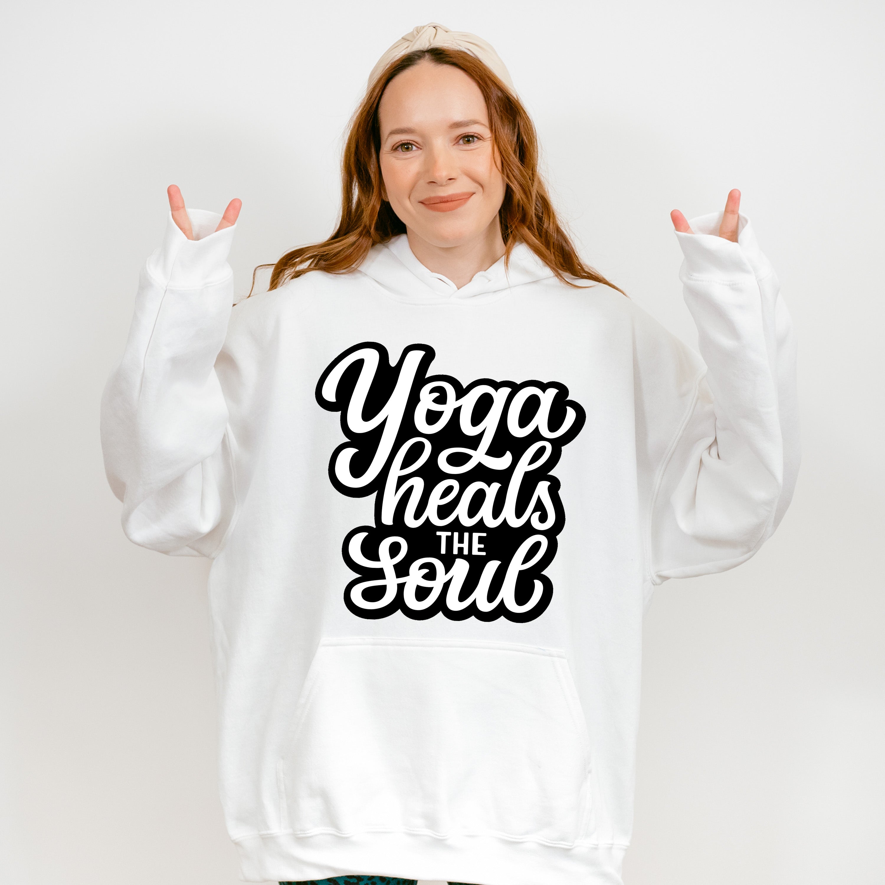 Yoga Heals The Souls - Yoga Unisex Crewneck T-Shirt Sweatshirt Hoodie
