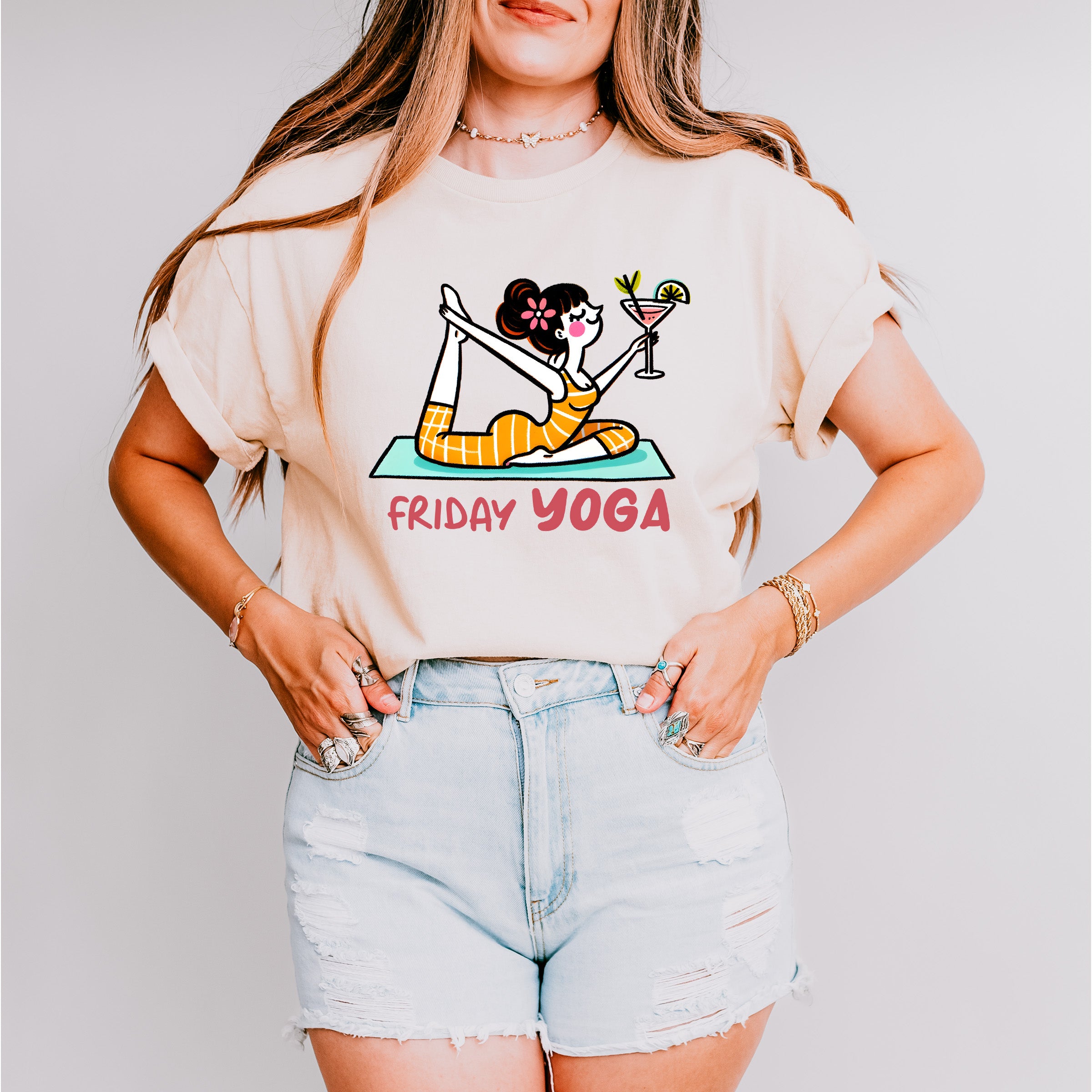 Friday Yoga - Yoga Unisex Crewneck T-Shirt Sweatshirt Hoodie