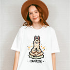LLAMASTE - Yoga Unisex Crewneck T-Shirt Sweatshirt Hoodie