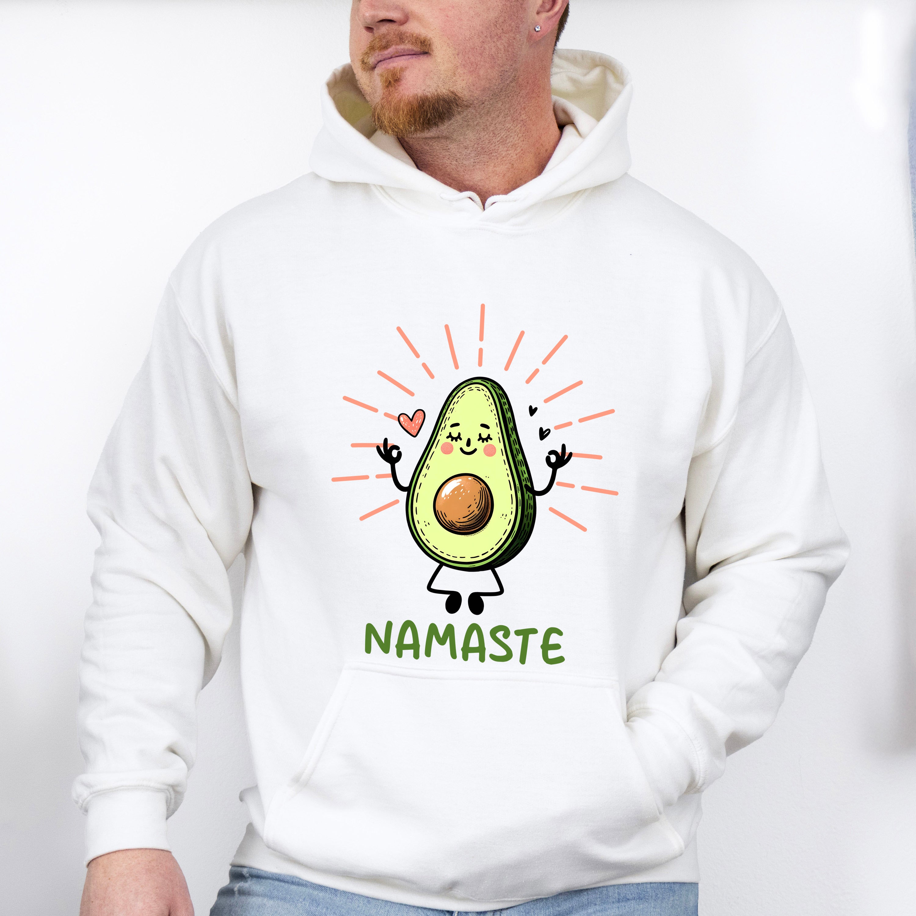 Avocado Namaste - Yoga Unisex Crewneck T-Shirt Sweatshirt Hoodie