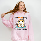 Nameowste The State Of Purrvana - Yoga Unisex Crewneck T-Shirt Sweatshirt Hoodie