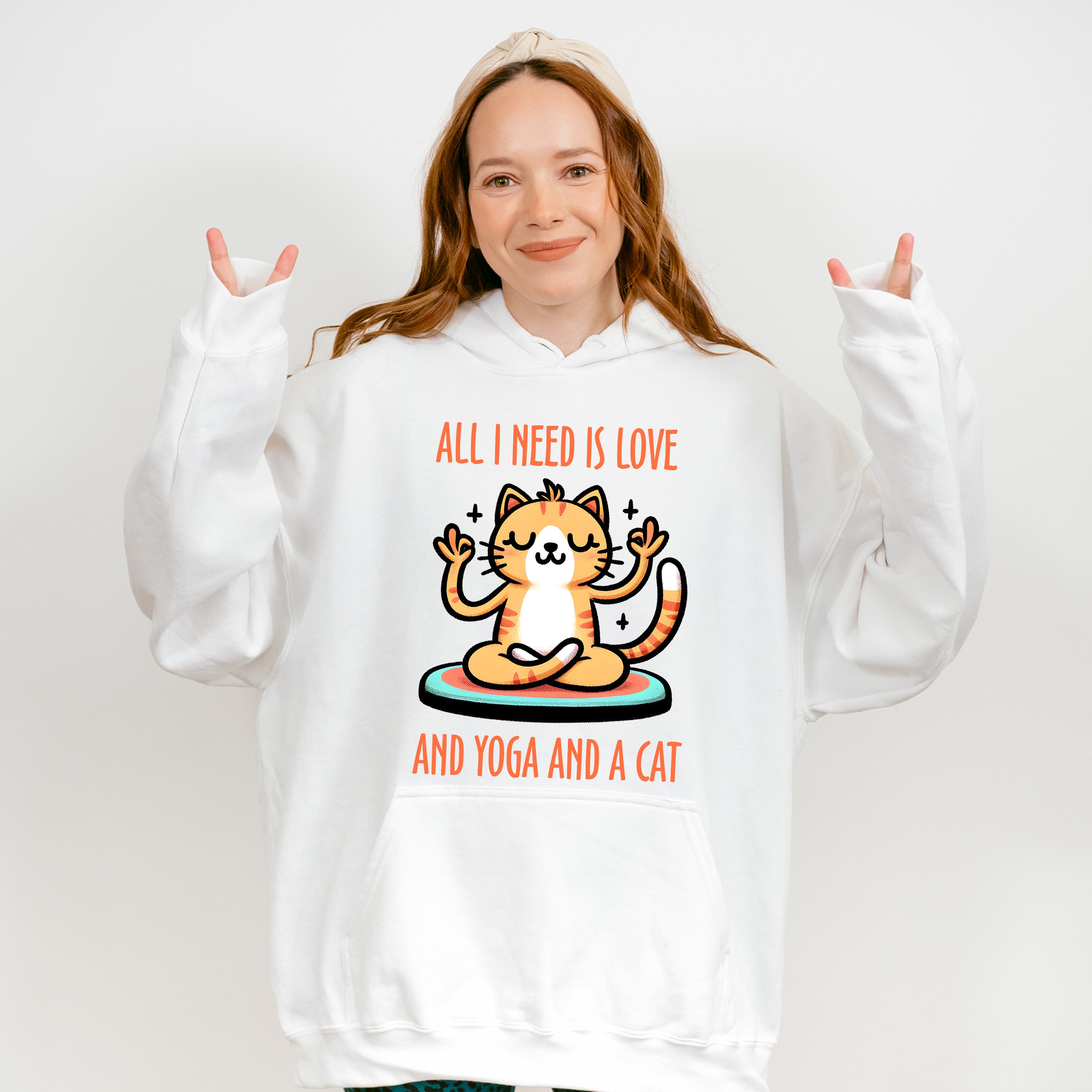 All I Need Is Love - Yoga Unisex Crewneck T-Shirt Sweatshirt Hoodie