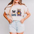 Before Yoga vs After Yoga Pug Design - Yoga Unisex Crewneck T-Shirt Sweatshirt Hoodie