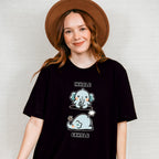 Inhale Exhale Elephant Design - Yoga Unisex Crewneck T-Shirt Sweatshirt Hoodie