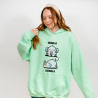 Inhale Exhale Elephant Design - Yoga Unisex Crewneck T-Shirt Sweatshirt Hoodie