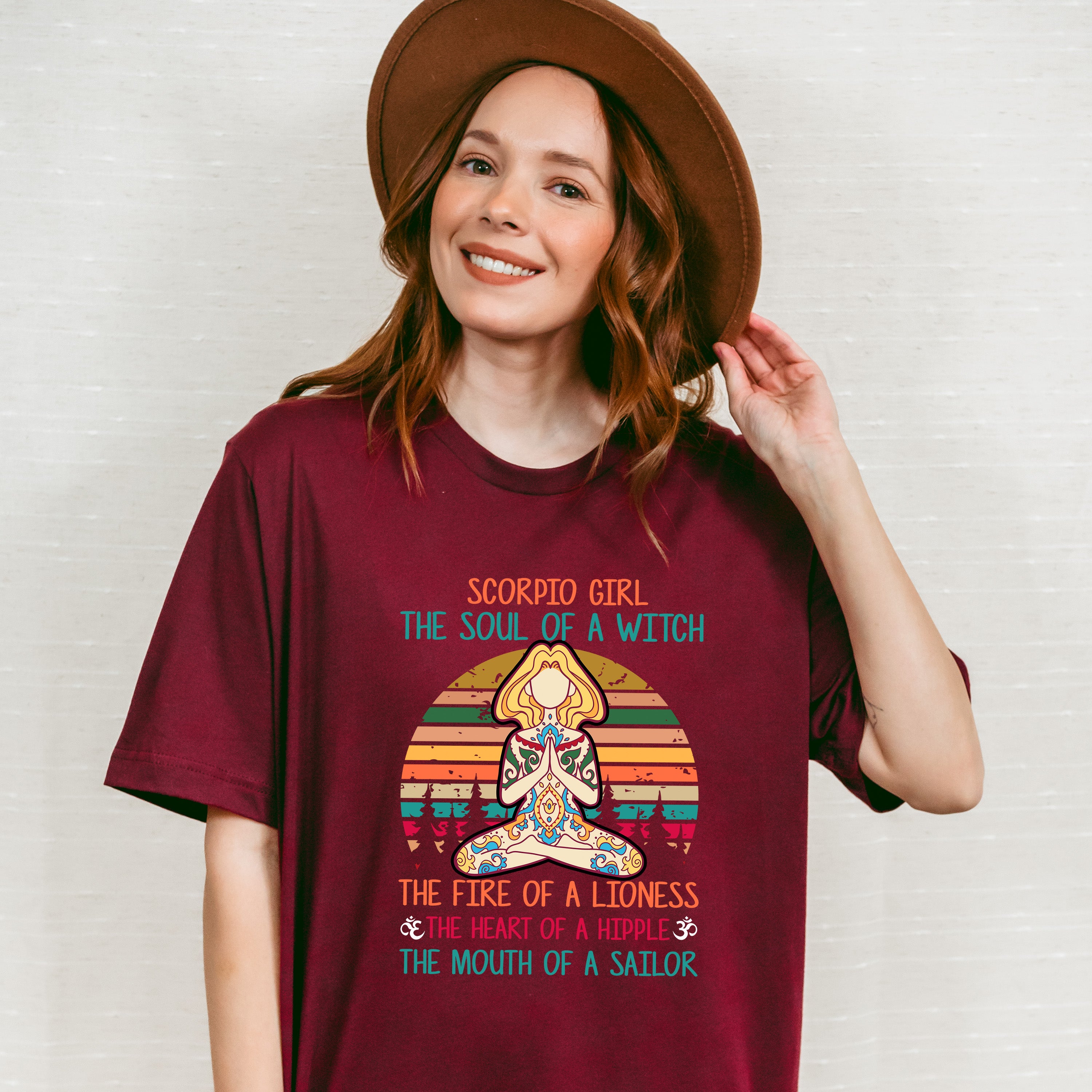 Scorpio The Soul Of A Witch - Yoga Unisex Crewneck T-Shirt Sweatshirt Hoodie