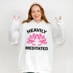 Heavily Meditated - Yoga Unisex Crewneck T-Shirt Sweatshirt Hoodie