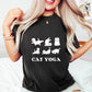 Cat Yoga - Yoga Unisex Crewneck T-Shirt Sweatshirt Hoodie