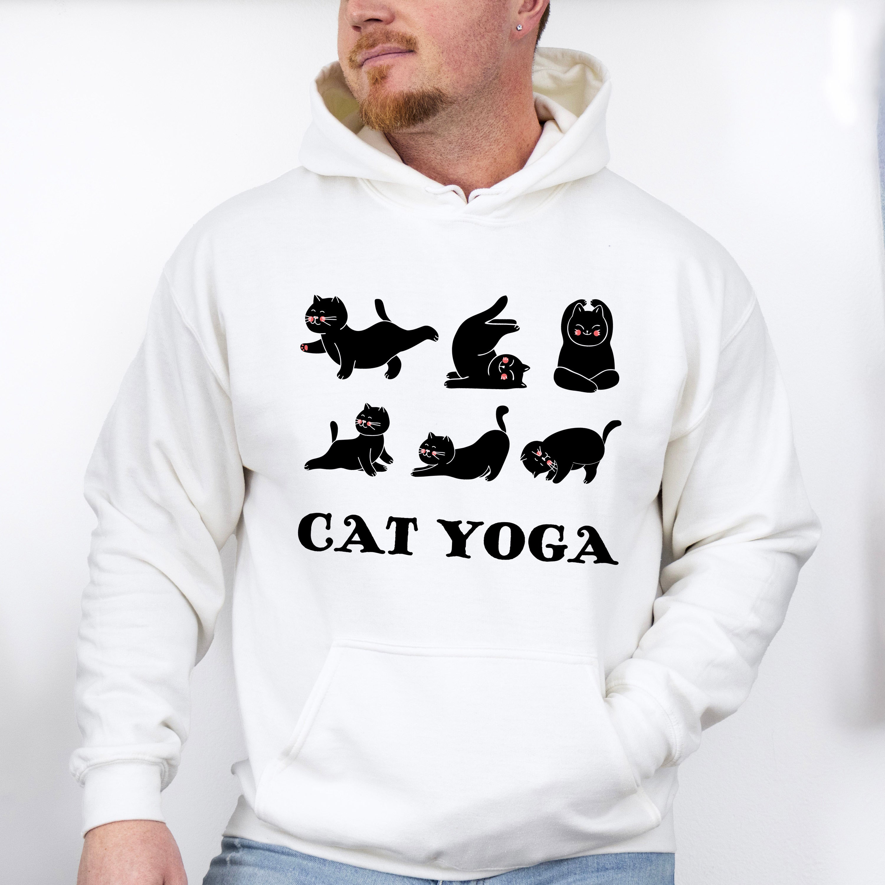 Cat Yoga - Yoga Unisex Crewneck T-Shirt Sweatshirt Hoodie