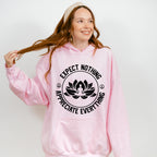 Expect Nothing Appreciate Everything - Yoga Unisex Crewneck T-Shirt Sweatshirt Hoodie