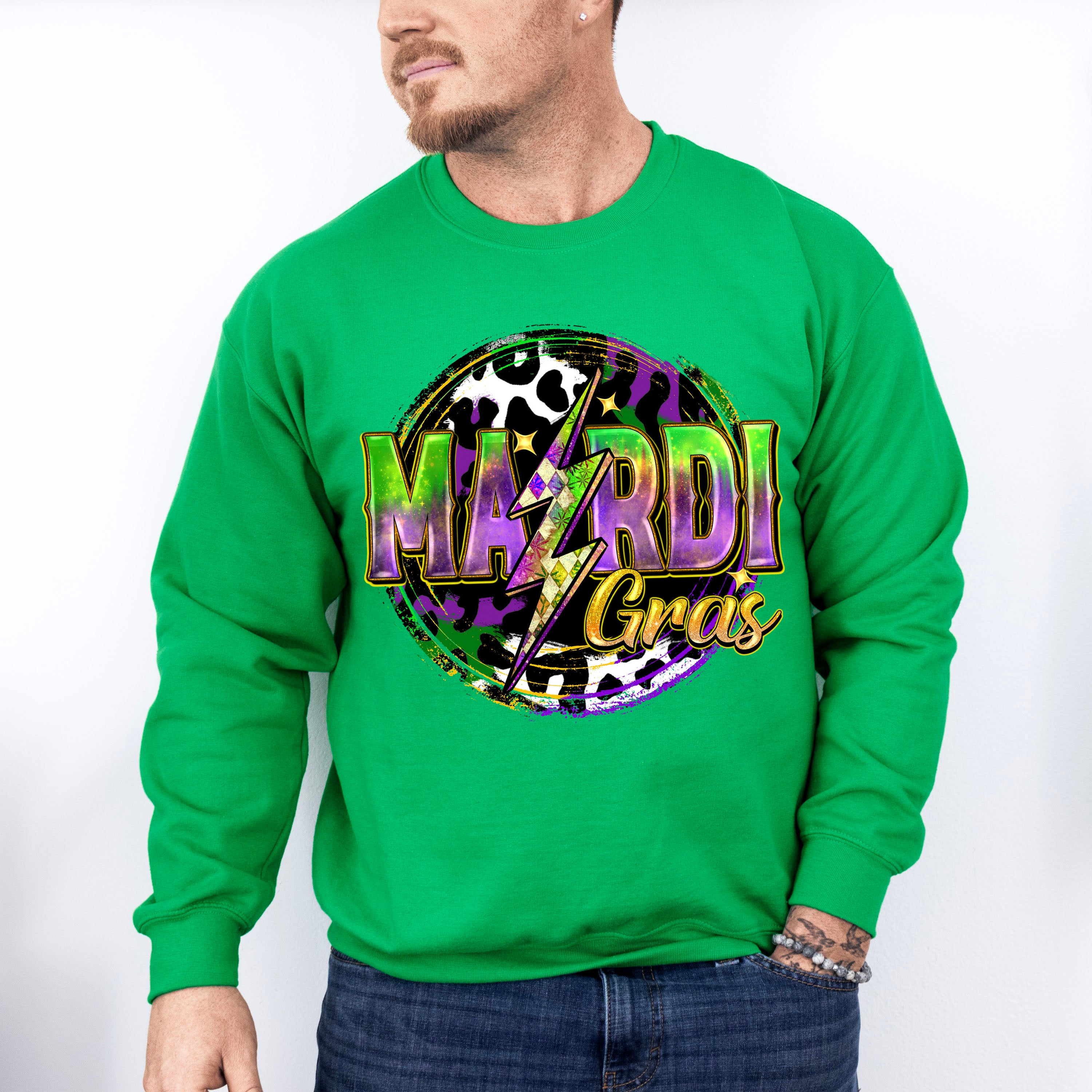 Mardi Gras Design - Mardi Gras Unisex Crewneck T-Shirt Sweatshirt Hoodie