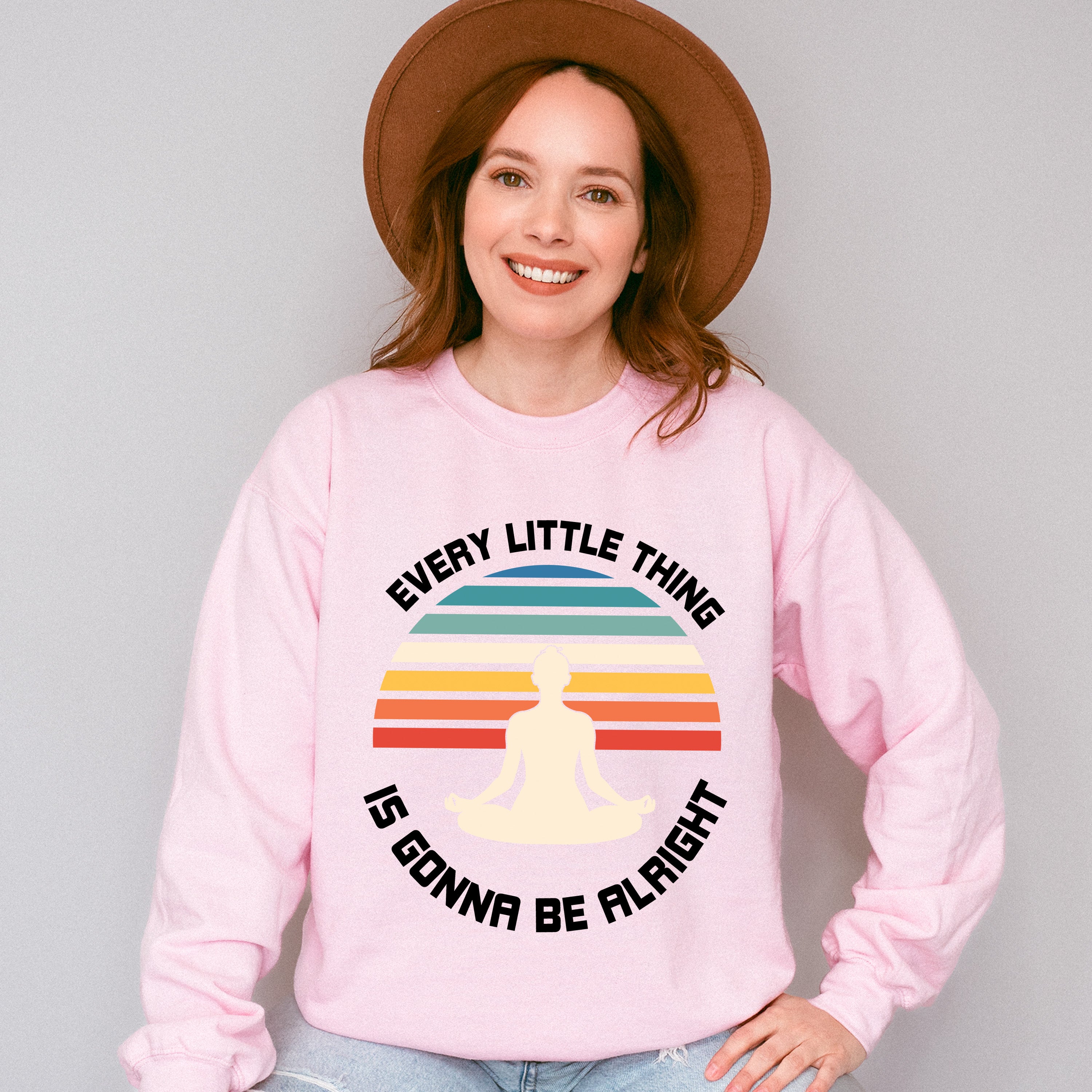 Every Little Thing Is Gonna Be Alright - Yoga Unisex Crewneck T-Shirt Sweatshirt Hoodie