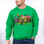 Teacher Mardi Gras Design - Mardi Gras Unisex Crewneck T-Shirt Sweatshirt Hoodie