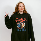 Party In The USA 4th Of July Unisex Crewneck T-Shirt Sweatshirt Hoodie