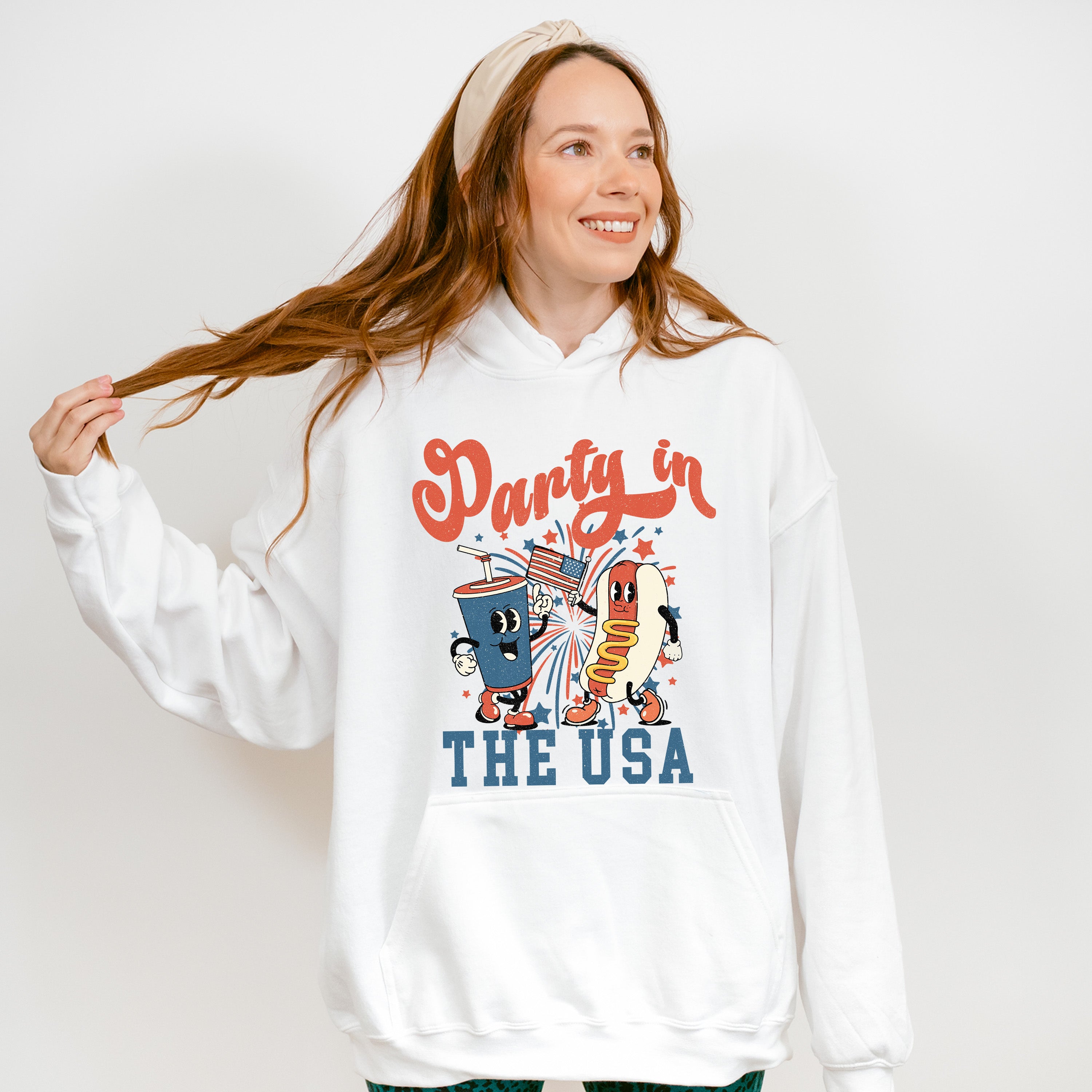 Party In The USA 4th Of July Unisex Crewneck T-Shirt Sweatshirt Hoodie