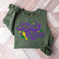 Star Mardi Gras Design - Mardi Gras Unisex Crewneck T-Shirt Sweatshirt Hoodie