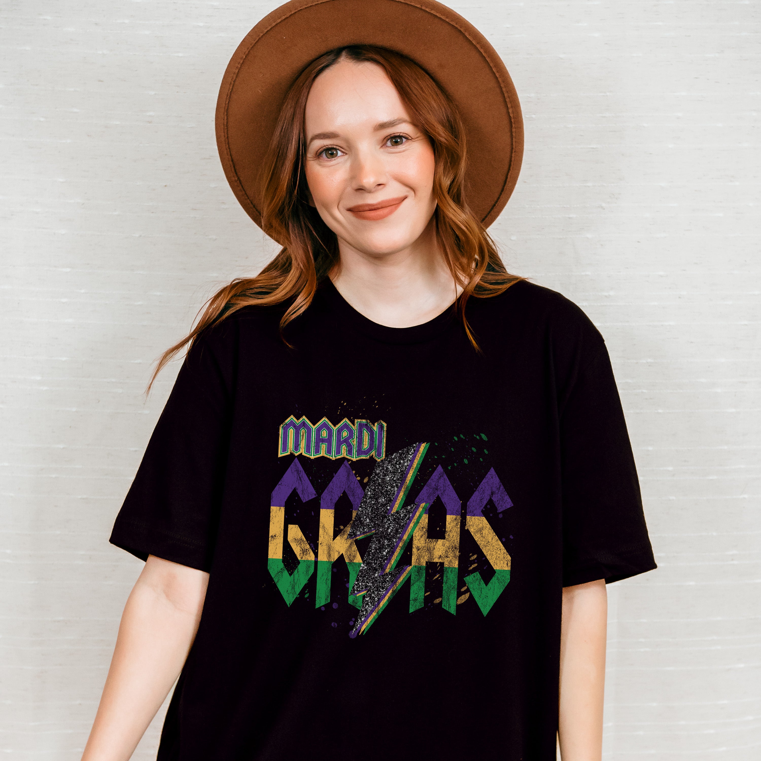 Retro Mardi Gras Design - Mardi Gras Unisex Crewneck T-Shirt Sweatshirt Hoodie
