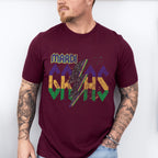 Retro Mardi Gras Design - Mardi Gras Unisex Crewneck T-Shirt Sweatshirt Hoodie