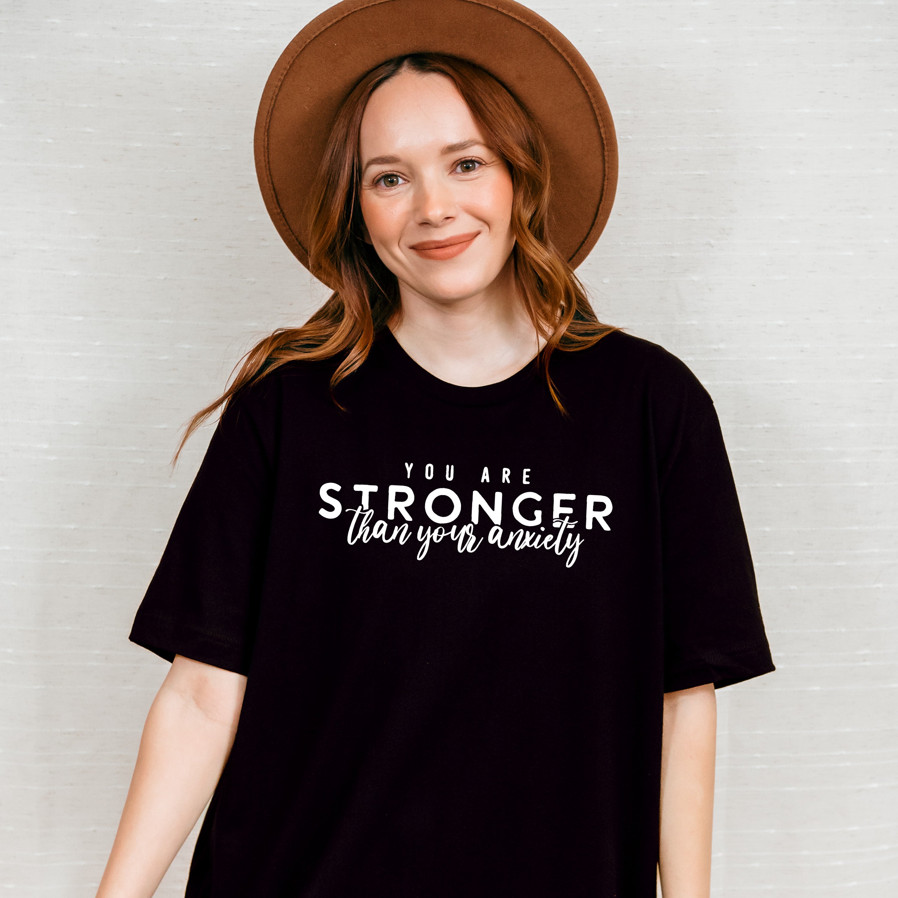 You Are Stronger Than Your Anxiety - Anti Bullying Unisex Crewneck T-Shirt Sweatshirt Hoodie
