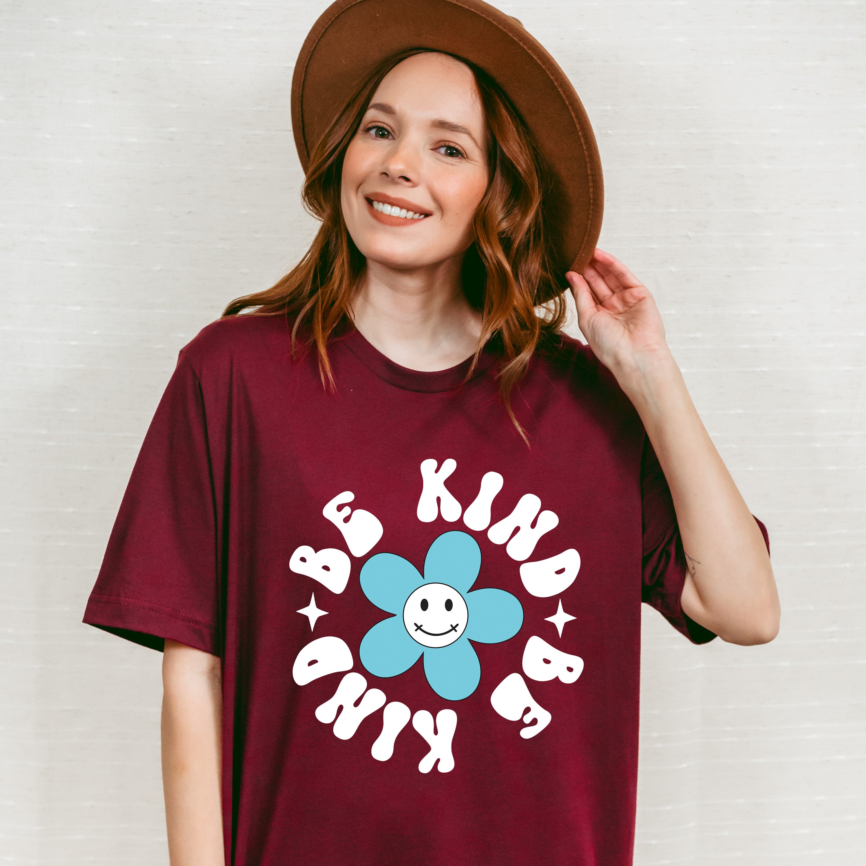 Be Kind Flower Design - Anti Bullying Unisex Crewneck T-Shirt Sweatshirt Hoodie