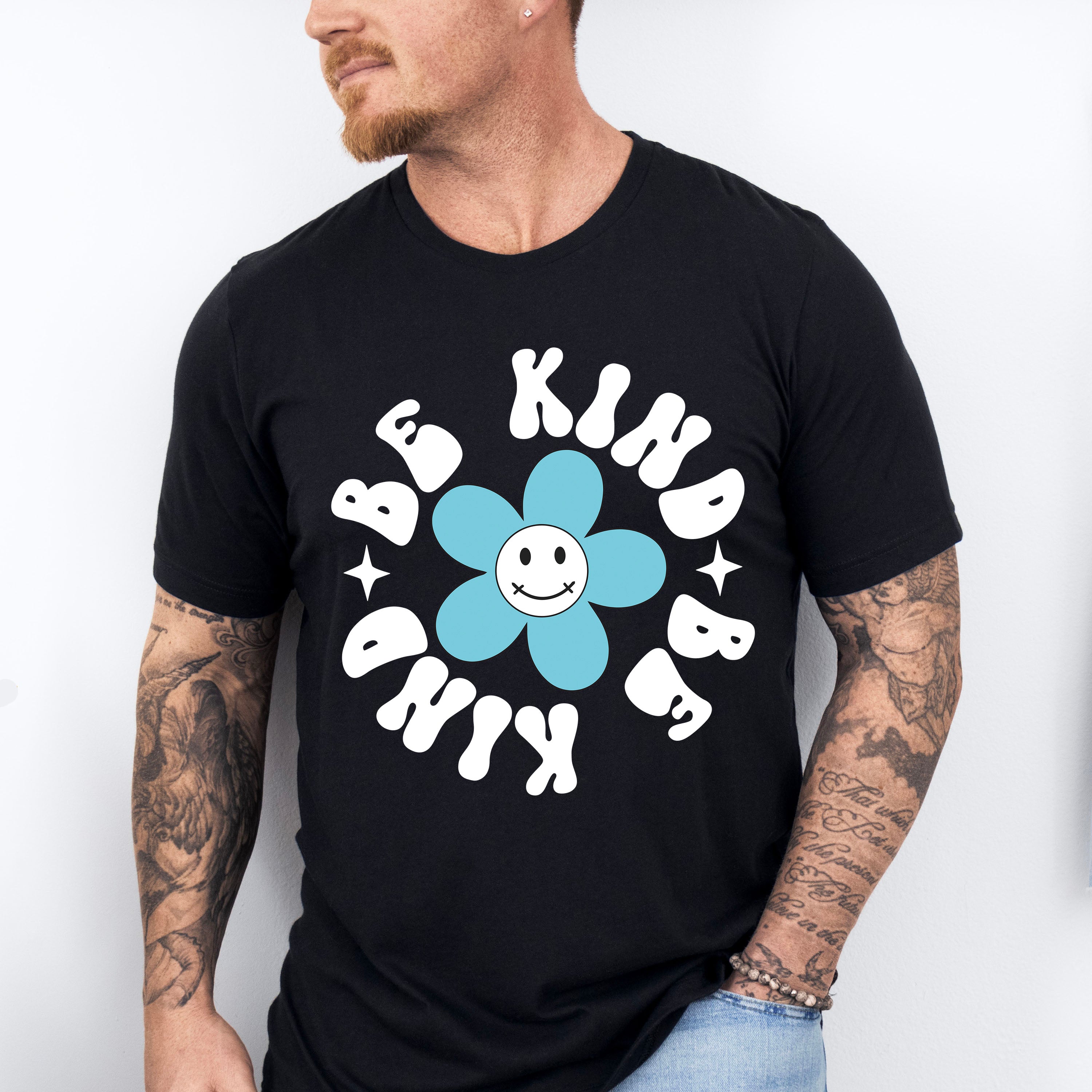 Be Kind Flower Design - Anti Bullying Unisex Crewneck T-Shirt Sweatshirt Hoodie