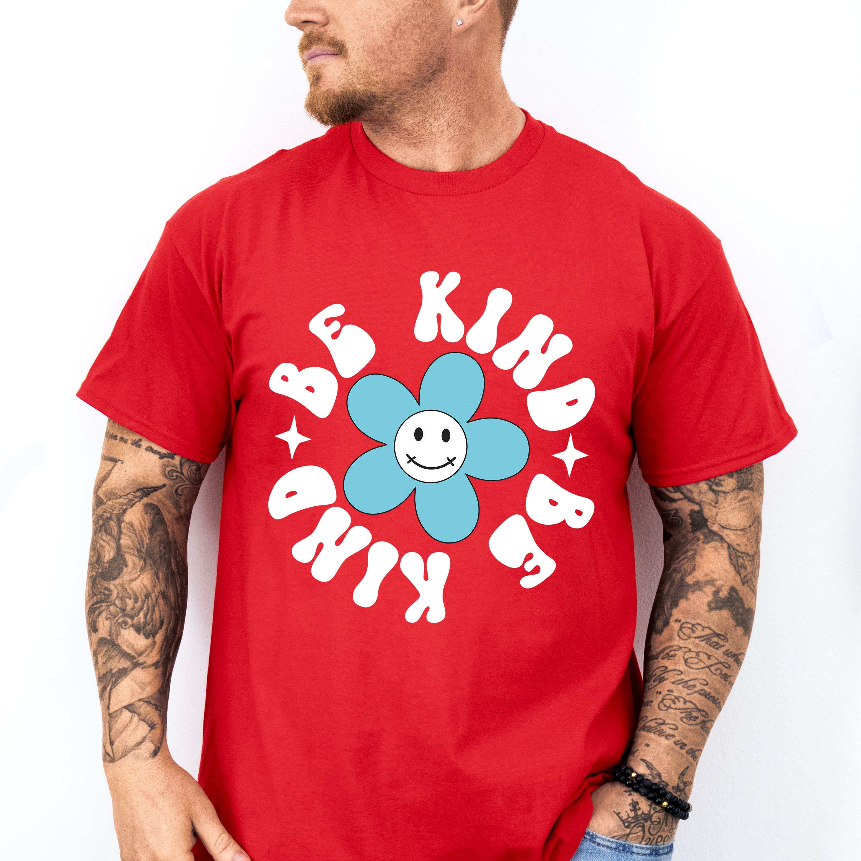 Be Kind Flower Design - Anti Bullying Unisex Crewneck T-Shirt Sweatshirt Hoodie