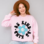 Be Kind Flower Design - Anti Bullying Unisex Crewneck T-Shirt Sweatshirt Hoodie