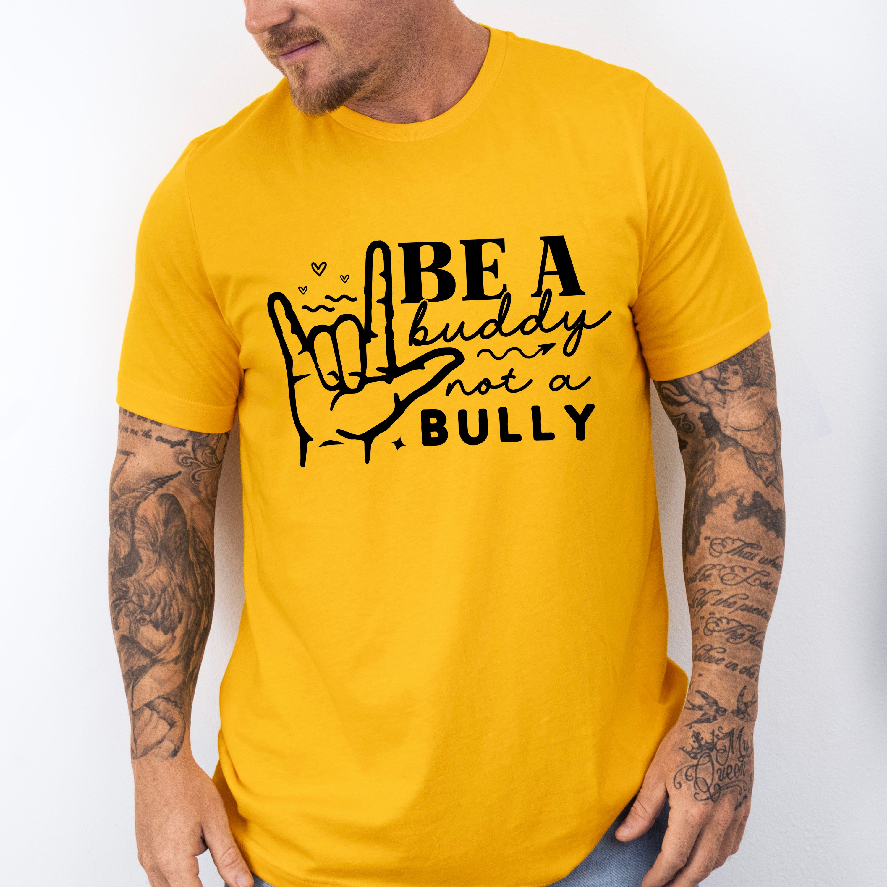 Be A Buddy Not A Bully - Anti Bullying Unisex Crewneck T-Shirt Sweatshirt Hoodie