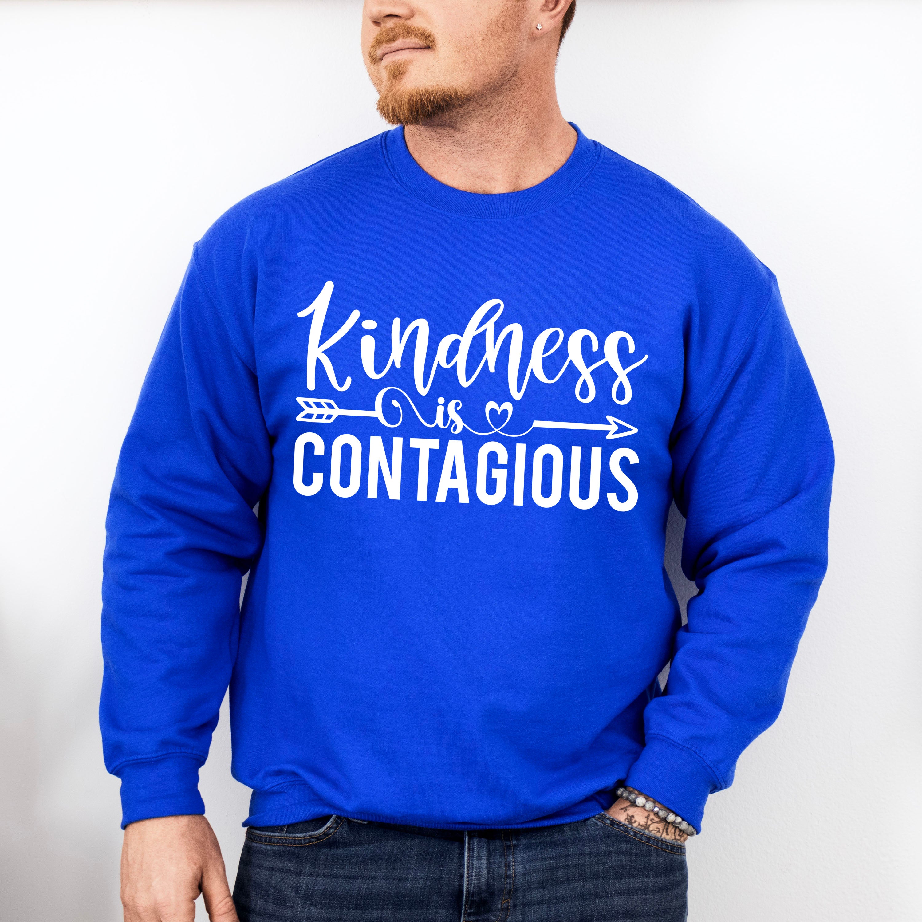 Kindness Is Contagious - Anti Bullying Unisex Crewneck T-Shirt Sweatshirt Hoodie