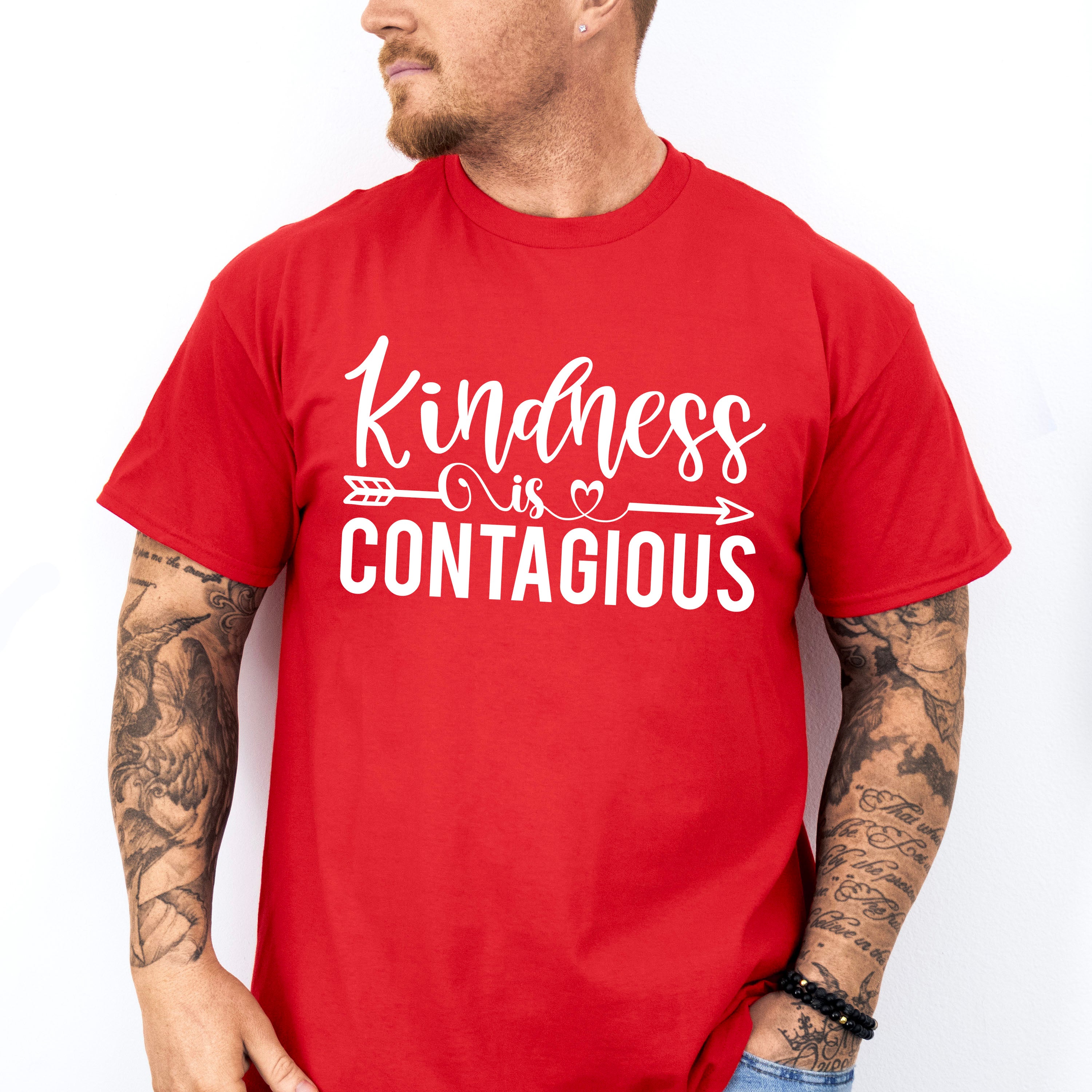 Kindness Is Contagious - Anti Bullying Unisex Crewneck T-Shirt Sweatshirt Hoodie