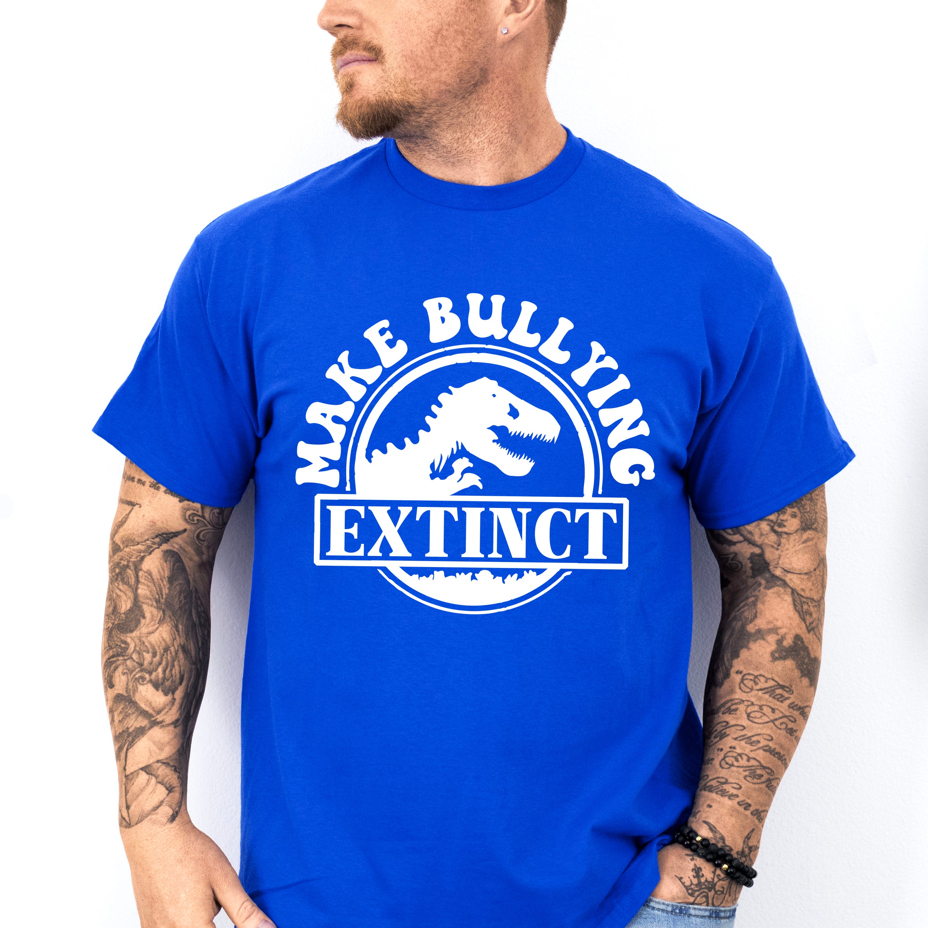 Make Bullying Extinct - Anti Bullying Unisex Crewneck T-Shirt Sweatshirt Hoodie